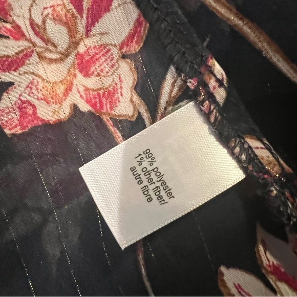NWT Maurice’s 1X Plus Size Floral Kimono - Picture 7 of 8
